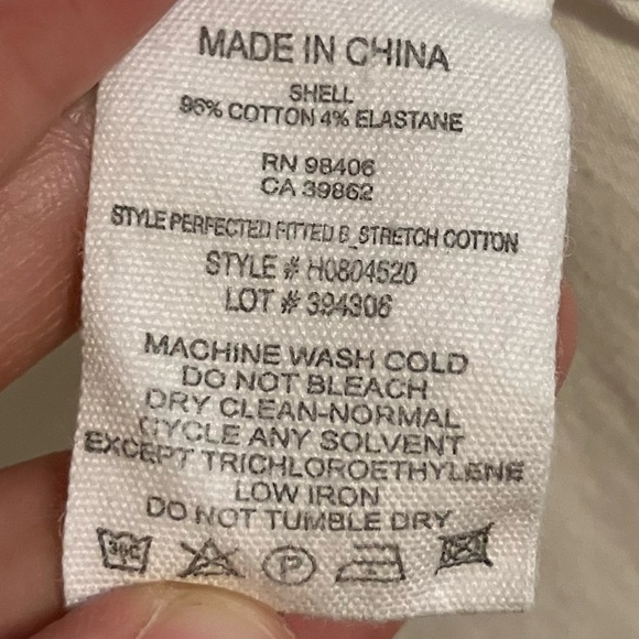 THEORY Classic White Blouse - Picture 2 of 4